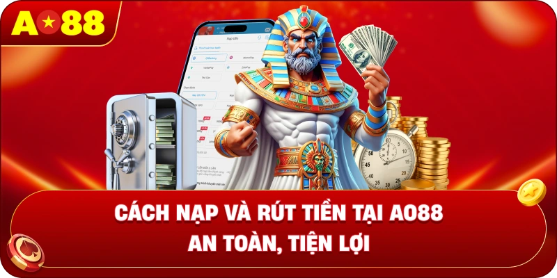 Cách nạp và rút tiền tại AO88 an toàn, tiện lợi